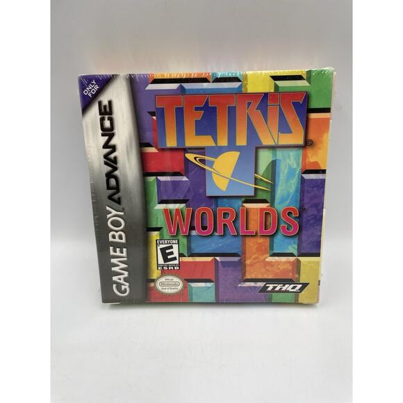 Tetris Worlds (Nintendo Game Boy Advance, 2001) NEW/SEALED In Box - Picture 1 of 6